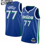 Maillot NBA Dallas Mavericks Luka Doncic 77 Nike 2022-23 City Edition Bleu Swingman - Enfant